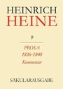 Cover: Prosa 1836-1840. Kommentar - De Gruyter Akademie Forschung