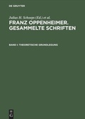 Cover: Theoretische Grundlegung - De Gruyter Akademie Forschung