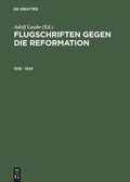 Cover: 1518 - 1524 - De Gruyter Akademie Forschung