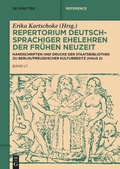 Cover: Handschriften und Drucke der Staatsbibliothek zu Berlin/Preu&szlig;ischer Kulturbesitz (Haus 2) - De Gruyter Akademie Forschung