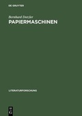 Bild: Papiermaschinen - De Gruyter