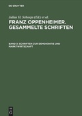 Cover: Schriften zur Demokratie und Marktwirtschaft - De Gruyter Akademie Forschung