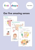Cover: First Choice - Our five amazing senses / Posters with Copy masters - Lehrmittelverlag Z&uuml;rich