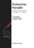 Cover: Autonomes Handeln - De Gruyter Akademie Forschung