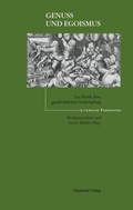 Cover: Genu&szlig; und Egoismus - De Gruyter Akademie Forschung