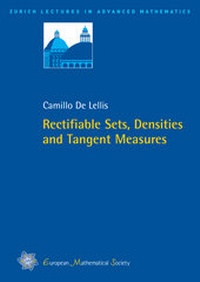 Abbildung von: Rectifiable Sets, Densities and Tangent Measures - EMS Press