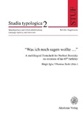 Cover: "Was ich noch sagen wollte." - De Gruyter Akademie Forschung