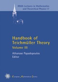 Cover: Handbook of Teichm&uuml;ller Theory - EMS Press