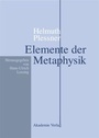 Cover: Helmuth Plessner, Elemente der Metaphysik - De Gruyter Akademie Forschung