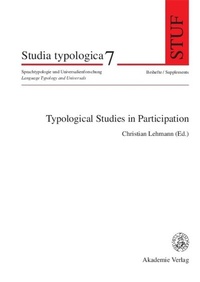 Abbildung von: Typological Studies in Participation - De Gruyter Akademie Forschung