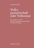Cover: Volksgemeinschaft oder Volksstaat - De Gruyter Akademie Forschung