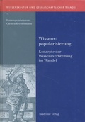 Cover: Wissenspopularisierung - De Gruyter Akademie Forschung
