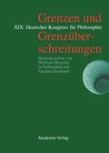 Cover: Grenzen und Grenz&uuml;berschreitungen - De Gruyter Akademie Forschung