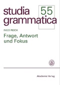 Cover: Frage, Antwort und Fokus - De Gruyter Akademie Forschung