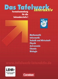 Abbildung von: Das Tafelwerk interaktiv - Formelsammlung für die Sekundarstufe I - Westliche Bundesländer - Cornelsen Verlag