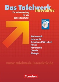 Abbildung von: Das Tafelwerk interaktiv - Formelsammlung für die Sekundarstufe I - Allgemeine Ausgabe - Cornelsen Verlag