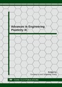 Cover: Advances in Engineering Plasticity XI - Trans Tech Publications Ltd