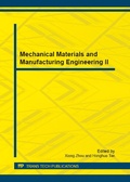 Cover: Mechanical Materials and Manufacturing Engineering II - Trans Tech Publications Ltd
