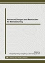 Cover: Advanced Designs and Researches for Manufacturing - Trans Tech Publications Ltd