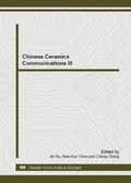Cover: Chinese Ceramics Communications III - Trans Tech Publications Ltd