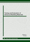 Cover: Testing and Evaluation of Advanced Building Materials - Trans Tech Publications Ltd