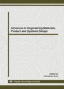 Cover: Advances in Engineering Materials, Product and Systems Design - Trans Tech Publications Ltd