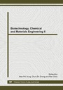 Cover: Biotechnology, Chemical and Materials Engineering II - Trans Tech Publications Ltd