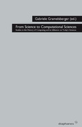 Cover: From Science to Computational Sciences - Diaphanes