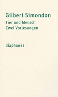 Cover: Tier und Mensch - Diaphanes