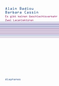 Cover: Es gibt keinen Geschlechtsverkehr - Diaphanes