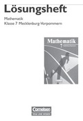 Cover: Mathematik Sekundarstufe I - Ausgabe Volk und Wissen - Regionale... / 7. Schuljahr - L&ouml;sungen zum Sch&uuml;lerbuch - Volk und Wissen Verlag