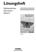 Cover: Mathematik plus - Sachsen / 5. Schuljahr - L&ouml;sungen zum Sch&uuml;lerbuch und Arbeitsheft - Volk und Wissen Verlag