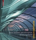 Cover: Form Follows Performance / Leistungsform - Birkh&auml;user Verlag GmbH