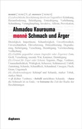 Cover: Monn&egrave;: Schmach und &Auml;rger - diaphanes