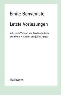 Abbildung von: Letzte Vorlesungen - Diaphanes