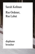Cover: Rue Ordener, Rue Labat - Diaphanes