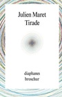 Cover: Tirade - diaphanes