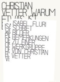 Cover: WARUM ETWAS IST - edition fink