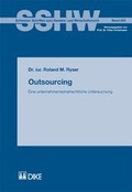 Cover: Outsourcing - Dike Verlag Z&uuml;rich