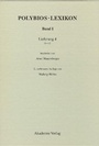 Cover: (lambda-omikron) - De Gruyter Akademie Forschung