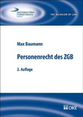 Cover: Personenrecht des ZGB - Dike Verlag Z&uuml;rich