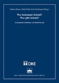 Cover: Wer bekommt Schuld? Wer gibt Schuld? - Dike Verlag Z&uuml;rich