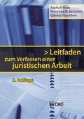 Cover: Leitfaden zum Verfassen einer juristischen Arbeit - Dike Verlag Z&uuml;rich