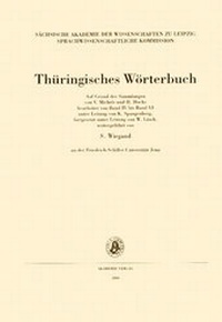 Abbildung von: Thüringisches Wörterbuch / II. Band, 8. Lieferung (Hasel - herabkratzen) - De Gruyter
