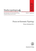 Cover: Focus on Germanic Typology - De Gruyter Akademie Forschung