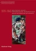 Cover: Deutsche Kunst - Franz&ouml;sische Perspektiven - De Gruyter