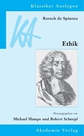 Cover: Baruch de Spinoza: Ethik in geometrischer Ordnung dargestellt - De Gruyter