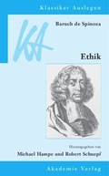 Cover: Baruch de Spinoza: Ethik in geometrischer Ordnung dargestellt - De Gruyter Akademie Forschung