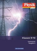 Cover: Physik plus - Gymnasium - Ausgabe A - 9./10. Schuljahr - Volk und Wissen Verlag