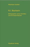 Cover: Nikolaj Ivanovic Bucharin - De Gruyter Oldenbourg
